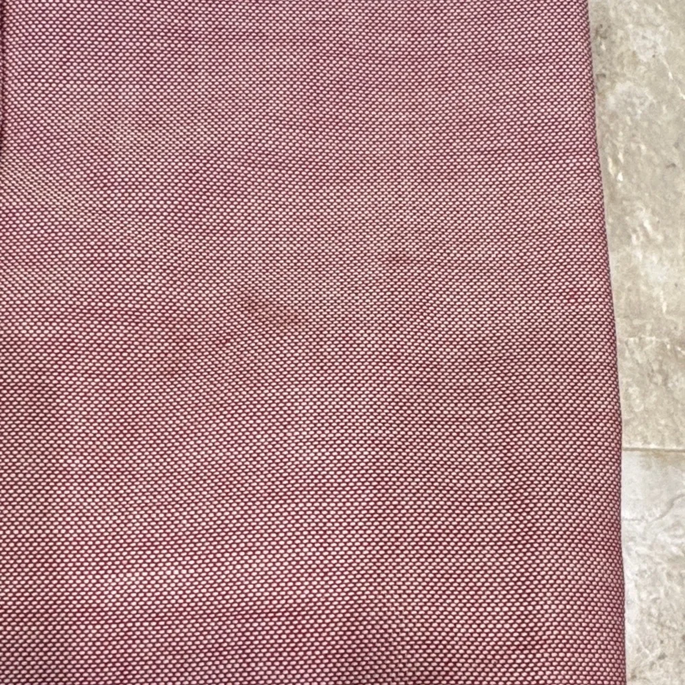 Arrow Men's Maroon Short Sleeve 60% Pima Cotton Dress Shirt NWT Read description - Picture 4 of 5